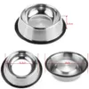 Ze Stali nierdzewnej Dog Bowl Zwierzęta Stalowa Standard Pet Dog Bowls Puppy Cat Food Lub napój Miska Wody Danie 77