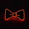 Bowknot LEVOU Laço de Incandescência EL Fio de Luz até 10 Cores Bow Tie Para DJ Bar Club Festa À Noite Decoração OOA2095