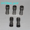 수공구 Domeless Titanium Nails 범용 오일 조작 유리 봉을위한 14mm 및 19mm 조인트와 호환되는 여성 이중 기능