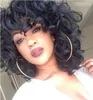 New Arriving Short Bob Curly Full Wig Simulation Human Hair Bob Kinky Curly Wigs IN Stock