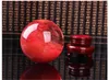 4855 mm Bola de cristal rojo Rojo Red Stone Crystal Ball Sphere Curry Curing Crafts Home Docoration Art Gift3200493