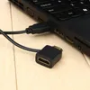 2 pcs USB 2.0 HD masculino para conector de adaptador feminino 0,5m cabo de fonte de alimentação de cabo de cabo para computador portátil universal