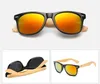 Menas de moda designer de óculos de sol de bambu Frame de madeira natural vintage feminino Óculos de sol