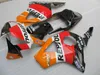 Kit de carénage de rechange pour Honda CBR900RR 02 03 ensemble de carénages de carrosserie orange noir CBR 954RR 2002 2003 OT08