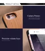 Caso de bambu de madeira em branco clássico natural case de bambu duro capa de madeira personalizada luxo para iPhone Apple 6 6 s mais 7 mais