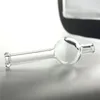 Dabber universale con tappo in carb con sfera di vetro con tappi spessi trasparenti per narghilè per quarzo Banger Thermal Terp Core Flat Top Domeless Nail