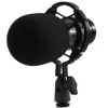 BM - 800 condensador dinámico con cable de grabación de micrófono Estudio de sonido con soporte de soporte de choque para kit de grabación KAOKE KARAOKE