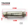 TKOSM 60mm SC Project CBR Scooter Exhuast Pipe Muffler Alloy Motorcycle Exhaust Pipe Escape Moto GP with DB Killer Accessories2004466