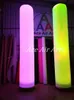 Attractive Colorful RGB LED Lighting Inflatable Pillars for Wedding Part Event Decorations in Canary Island with Base Blower and Remote