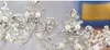 Chic Wedding Tiaras 3 Pieces Sets Stunning Bridal Tiaras Necklaces Earrings Sets Fashion Wedding Accessories H51