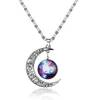 Hoge kwaliteit Lunar Galaxy Moon ketting burst ketting WFN107 (met ketting) mix Bestel 20 stuks veel