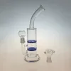 Dab Rigs 18.8 Maschio Entrambi Turbo Layer perc Bong in vetro per acqua Pipa Bend Oil Rig Turbina Disco percolatore WP101