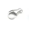 10 stks / partij 925 Sterling Silver Lobster Claw Clasp voor DIY Craft Mode-sieraden Gift W37