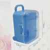 Acrylic Clear Mini Rolling Travel Suitcase Candy Box Baby Shower Wedding Favors Party Table Decoration Supplies Gifts5909542