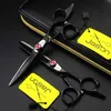 55Inch Jason New JP440C Cutting Thunning Scissors Set Frisörande sax Rostfritt stål Hår Shears Kit Barber Salon Tools 9841692