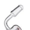 Reaktor Rdzeń Quartz Banger Akcesoria do paznokci 10mm 14mm 19mm Polerowane połączenie do szkła wodnego Szkło Bong Dab Rig