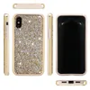 Diamanthüllen für iPhone 14 13 12 11 Pro Max Samsung A30 Note10 S10 Premium Bling 2 in 1 Luxus-Glitzerhüllen mit Opp-Paket