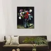 Ręcznie robiony obraz olejny Paul Cezanne kwiaty w wazonie sztuka nowoczesna martwa natura obraz na płótnie do dekoracji ścian sypialni