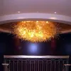 Luxe Plafondverlichting LED-verlichting Murano Glas Plafondverlichting Gouden Crystal Binnenverlichting Keuken Lichtarmaturen