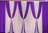 wedding backdrop with sequins swags decorations backcloth Party Curtain stylist Celebration Stage curtain design stylist Backgroun339T