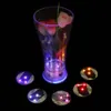 Nocne światła światła LED Flashing Butelka 3M Sticker Cup Mub Coaster Cup Mat na wakacyjne kluby barowe