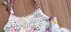 Mädchen Kleid Sommer Neue Spitze Floral Baby Mädchen Kleid Prinzessin TuTu Kleid Infant Halter Kleider Kinder Kleidung kostenloser schneller Versand