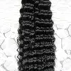 Brazilian deep wave U Tip human hair extensions keratin Nail Tip Hair Extension pre bonded human hair extensions Black 100g