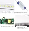 スクエアラウンド9W 12W 15W 15W 18W 21W調光可能なLEDスリムパネルライトが陥没したダウンライト4 "5" 6 "7" 8 "AC 110-240V +ドライバ