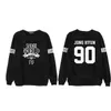 Dames Hoodies Sweatshirts Wholesale- Shinee Concert Fans Ondersteunende Kpop Taemin Min Ho O-hals Zwart Wit Sweatshirt Pullover Polerones