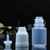 Wholesale 6000pcs/lot 5ml LDPE e liquid plastic dropper bottle with tamper proof cap