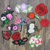 10 STKS bloem serie borduurwerk patches voor kleding ijzer patch voor kleding applique naaien accessoires stickers op kleding ijzer on304g