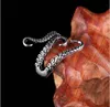 Zinklegering Punk Style Bläckfisk Octopus Ring 2017 Nya mäns smycken Djur öppnad Justerbar Finger Ring för Man