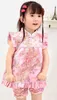 Floral Children's Sets baby girls clothes outfits suits New Year Chinese tops dresses short pants Qipao cheongsam free shipping