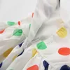 INS White Dot Ärmelloses Kleid Baby Mädchen Fliege Kleidung Europäischen Wurzelgarn Kleider Kinder Kleider Für Kinder Freies Shippping