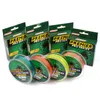 Alto Quanlity 5 Colores Líneas de pesca mixtas 4 Strand PE Braidy Wire Spectra Braid Line 100m 18lb ~ 100lb