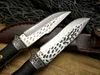 LCM66 forger des couteaux artisanaux Couteaux de chasse de camping à lame fixe G10 Couteau de survie Outils EDC Collection de cadeaux Outil de brunissement
