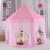 Kids Play Tents Prince and Princess Party Tent Children Indoor Outdoor tent Game House Three Colors with 1M LED Light