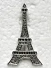 Gros mode broche strass tour Eiffel Paris broche broches pendentif en 6 couleurs C101326