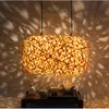 willlustr modern bamboo pendant lamp wood suspension light handmade lighting cocoon hanging light hotel restaurant lounge