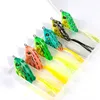 Fishing Tackle Artificial Ray Frog Bass Pesca Lure For Freshwater Fishing 135g 6cm Topwater Soft Baits7182468