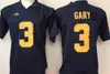 Michigan Wolverines College Football Jerseys 10 Devin Bush 9 Donovan Peoples-Jones 13 Eddie McDoom White Żółty granatowe męskie dzieci dzieci