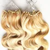 P27/613 Piano color 7a micro ring hair extensions 200g Body wave Micro Link Hair Extensions Human 1g/s 200s human hair micro ring