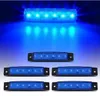 10 stks 3.8 inch 6 LED Amber Side Led-marker, Trailer Lights, Trucks, Marker Lights, Achterzijde Marker Light, Trailer LED-markeerlichten, RV