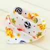 Partihandel-5PC / Lot Baby Bibs 100% Cotton Head Scarf Boy Kerchief Girl Bib ZJ-A6R8E