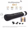 Portable Flashlight Music Torch Bike Cycling Bluetooth Högtalare Multifunktion 4 i 1 Power Bank 2200mAh MP3 och ficklampor + FM