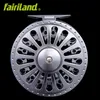 7/8 100mm / 3.94I 3bbig metallfluga Fiske Reel Precision Bearbetad Fly Rull från bar-Stock Aluminium w / Incoming Click Ice Fishing Wheel