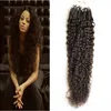 Mongolian Kinky Curly Hair Micro Loop Human Hair Extensions Naturfärg 100g Afro Kinky Curly Micro Loop Hårförlängningar