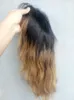 Pelucas brasileñas del pelo de la Virgen humana Producto del pelo del estilo ondulado ombre Color 130% Desnity Pelucas llenas del cordón del frente del cordón