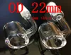 DHL Free 100% quarzo 4mm di spessore quarzo banger chiodo OD 22mm domeless 90 gradi o 45 gradi piegato Domeless quarzo chiodo club banger