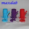 approved portable silicone water pipes hookah unbreakable water bongs glass pipe smoking oil concentrate pipe metal plastic pipe dhl free